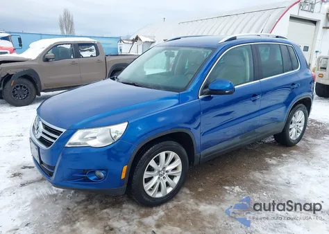 2009 Volkswagen Tiguan S/Se/Sel из США, поврежденный, VIN WVGAV75N89W004483